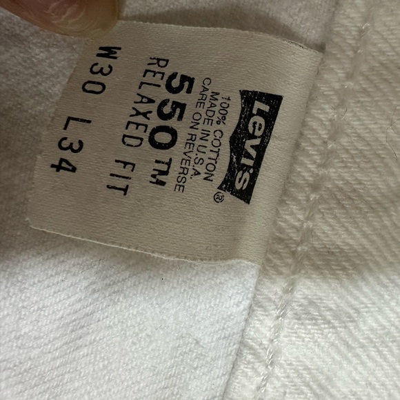 Vintage Levi’s 550 30x34 1998 Made in USA RELAXED FIT - Picture 6 of 11